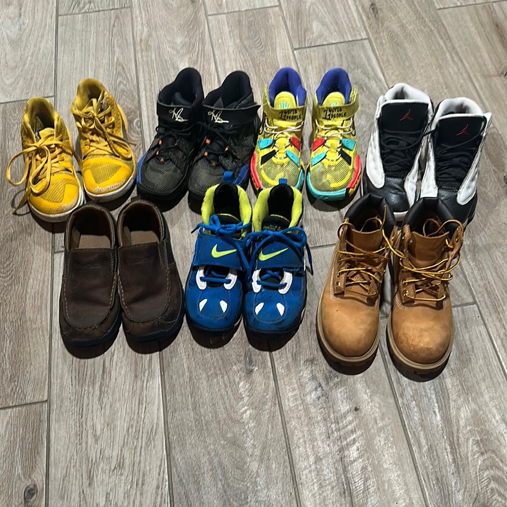 Used preschool shoes. Lot of 7 for $35 sizes 1 thru 2.5